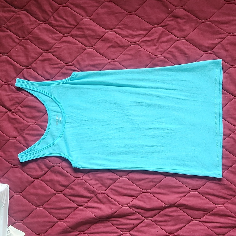 Merona Womans Tank top size L Blue